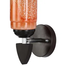 SOMIL Orange Glass Cylinder Wall Lamps image 3