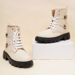 Killer Women Round Toe Lace Up Boots-picture-17