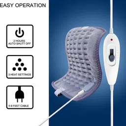 fedora empire Orthopaedic Electric Heating Belt Lower Back Heat Therapy Waist Wrap ORTHOPEDIC PAIN RELIEF HEATING BELT 1 L Hot Water Bag image 2