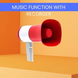 frony Bhopu Portable Megaphone, Siren Loudspeaker Function & Long Battery LifeD180 Bhopu Portable Megaphone, Siren Loudspeaker Function & Long Battery LifeE180 Outdoor PA System image 1