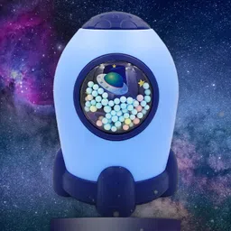 vivid Rocket Piggy bank with digit password locking|Money bank for Kids| Gullaq Coin Bank image 2