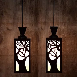 shyam enterprises Wooden Hanging Thali Lamp Elegance for Home Decor and Festive Celebrations Ceiling Light Ceiling Lamp-picture-40