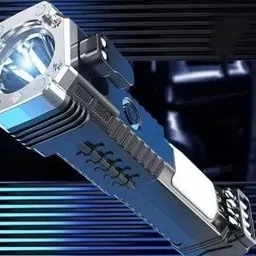 paradox LED Flashlight Glass Hammer & Cutter, Fast Charger PowerBank Torch 5 modes P14 Torch-picture-19