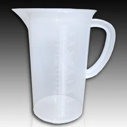 widely pure Measuring Jug 1000ml with Handle Transparent Plastic Measuring Cup image 3