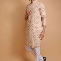 darkchill Men Cotton Blend Kurta Pyjama Set image 5