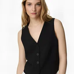 perfect productions Solid Women Waistcoat-picture-31