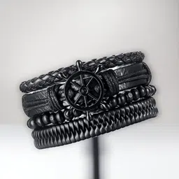 university trendz Leather Charm Bracelet-picture-17