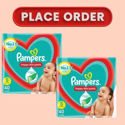pampers Anti-Rash Baby Pants S Size, 80 Count with All-Night Dry Protection LH - S-picture-26