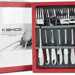 kishco Stainless Steel Windsor Baby/All Purpose Fork - Pack of 6 Stainless Steel Cutlery Set-picture-15