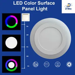 d'mak 6 Watt LED Surface Side PGB (Multi Color) (Pack of 01) Recessed Ceiling Lamp image 3