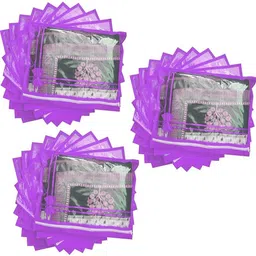 Tiarakrafts Single Packing Saree Cover/Suit Cover/Cloths Purple Set Of 24 Poly-canvas Laundry Bag-picture-20