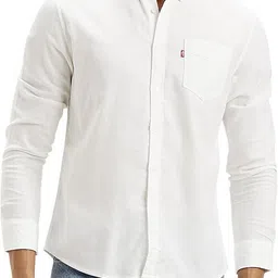 levi's Men Slim Fit Solid Button Down Collar Casual Shirt-picture-34