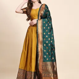 semore Self Design Semi Stitched Lehenga Choli image 3