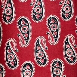 mta Unstitched Pure Cotton Blouse Material Printed image 2