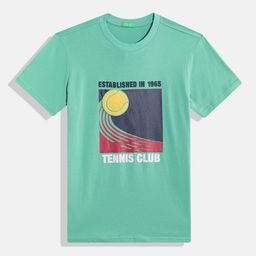 United Colors of Benetton Boys Graphic Printed Pure Cotton T-Shirt-picture-46
