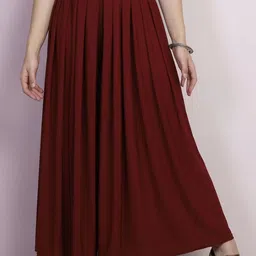 Moda Rapido Women Relaxed Straight Fit Pleated Trousers-image-18
