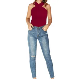 S.K.C Women Halter Neck Top-image-46