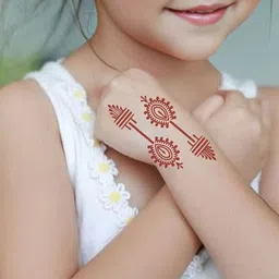 VOORKOMS Mehndi Design Stencil Sticker image 4