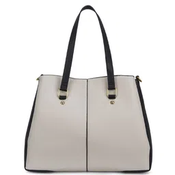 LAVIE LUXE Women Colourblocked Structured Tasselled Shoulder Bag image 5