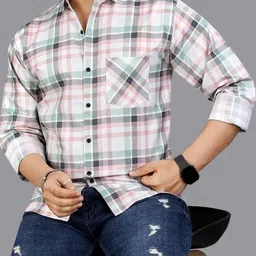 Moda Rapido Men Classic Checked Casual Shirt image 3