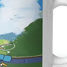 Mr UVD White & Green Cartoon Characters Printed Ceramic Glossy Mug - 350 ml image 3