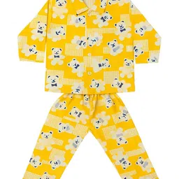 SAHU TRENDZ Unisex Kids Printed Long Sleeves Nightdress image 5