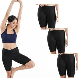 ORLIZEA Pack of 3 Women Low-Rise Cotton Blend Boy Shorts-picture-27