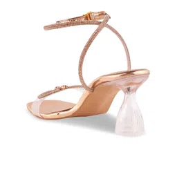 Shoetopia Girls Embellished Party Block Sandals image 5