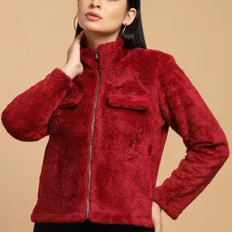 Gipsy Women Floral Checked Polyester Crop Tailored Jacket-picture-32