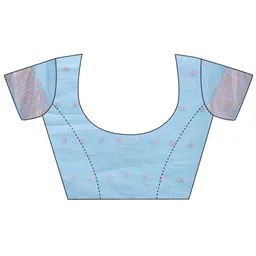 LeeliPeeri Designer Woven Design Zari Linen Blend Saree image 4