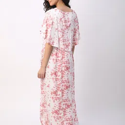 Mystere Paris Tie and Dye Print Maternity Fit & Flare Maxi Dress image 2