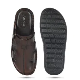 AMBLIN FOREVER Men Leather Comfort Sandals image 4
