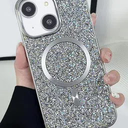 Luxury Kase Solid Printed iPhone 15 Back Case Mobile Accessories image 1