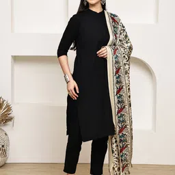 LOOM LEGACY Floral Printed Dupatta image 3