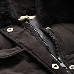 London Rag Faux Fur Puffer Jacket image 5