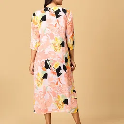 The Mom Store Women Maternity A-Line Midi Dress image 3