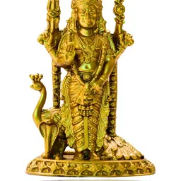 MISS PEACH Gold Religious Idol Showpiece image 2