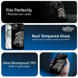 QRIOH Quirky Printed iPhone 15 Pro Max Back Case Mobile Accessories image 2