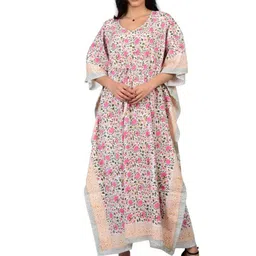 Fabric Venue Floral Print Kaftan Maxi Dress-picture-24
