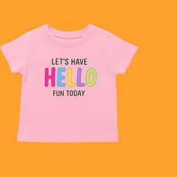 CERABI Girls Printed Pure Cotton T-Shirt With Shorts image 2