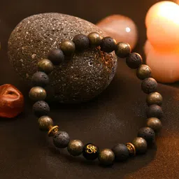 Astrotalk Unisex Crystals Beaded Elasticated Bracelet-picture-55