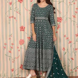 AURELIA Embroidered Fit & Flare Maxi Dress-picture-29