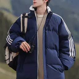 Mast & Harbour Men Colourblocked Lightweight Outdoor Puffer Jacket image 4