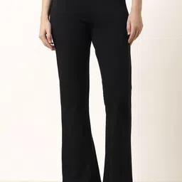 U.S. Polo Assn. Women Women Flared High-Rise Trousers image 3