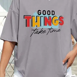 CLAFOUTIS Women Typography Printed T-shirt image 2