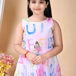 UC ENTERPRISES Floral Print Fit & Flare Midi Dress image 2