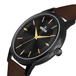 WROGN Men Dial & Leather Bracelet Style Straps Analogue Watch WRNWJ25 Set-58 image 4