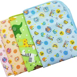 seezons Cotton Crib Flat 180 TC Printed Bedsheet image 1