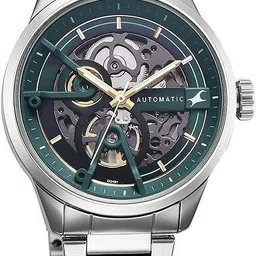 Fastrack Automatic 2.0 Green Round Dial Men's Analog Watch / Analog Watch - For Men 3318SM01|3318SM01|3318SM01 image 3