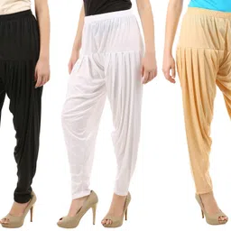 pink you Viscose Rayon Solid Patiala-picture-21